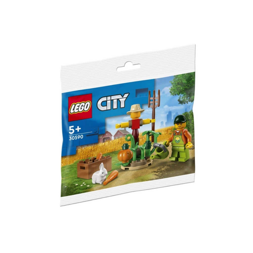 【樂高LEGO】城市系列 30590 農莊花園和稻草人 樂高積木 學習積木 兒童積木 組裝積木 Farm Garden