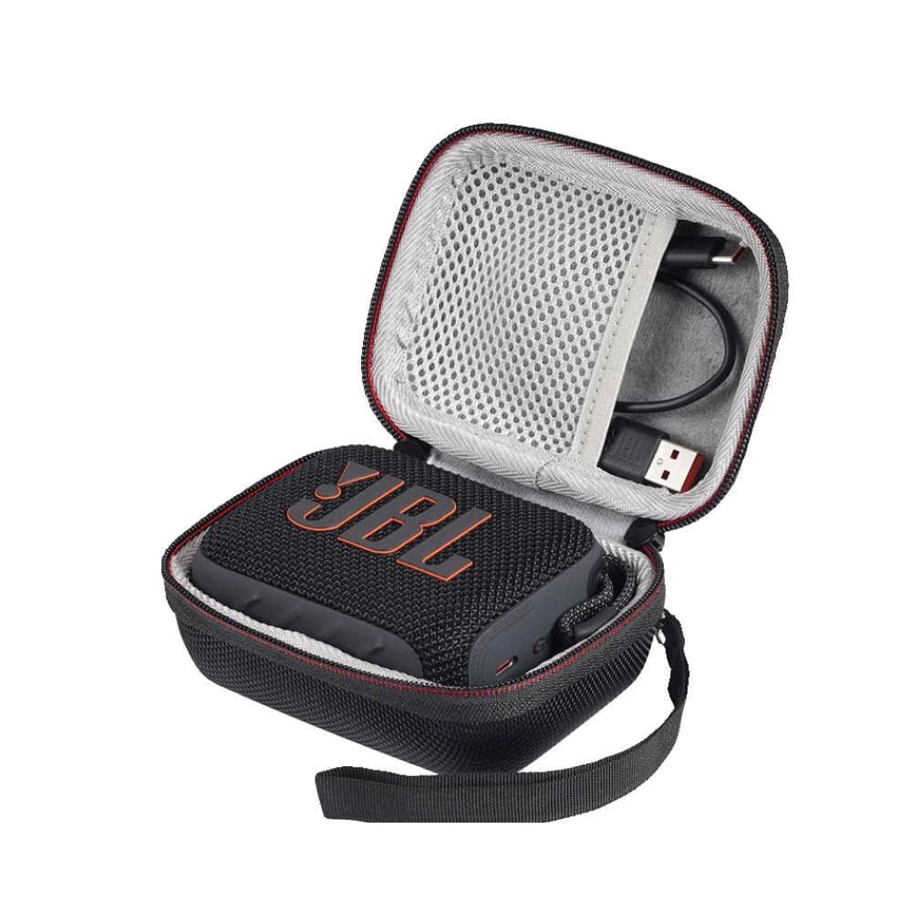 Godimento 適用JBL GO4 金磚 4 代藍牙音箱收納包｜防摔抗壓｜升級版無線音響保護套