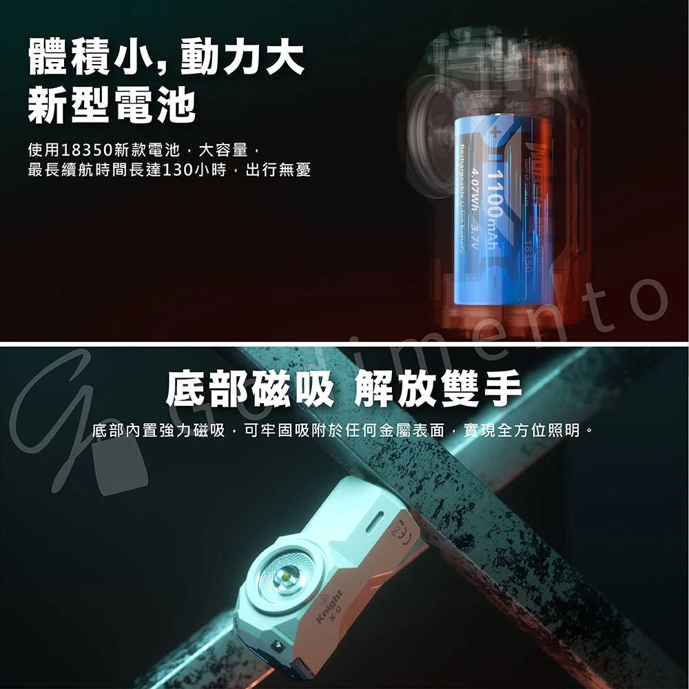 WUBEN X0 1100流明磁吸戶外工作燈 露營燈 LED強光手電筒 充電工作燈  戶外照明燈 野營燈