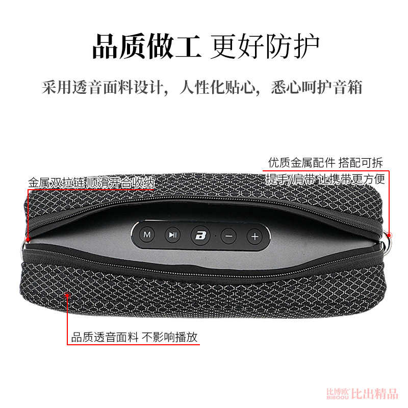 Godimento適用BOGASING S8 Pro Max 專用收納包 音響手提袋 防震防塵透音保護套
