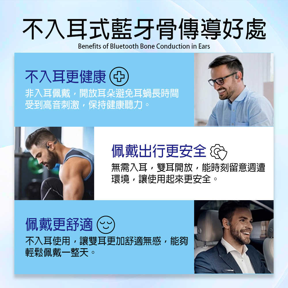 BTBS01 藍牙5.3骨傳導藍牙耳機 運動耳機 藍芽耳機 掛耳耳機 無線耳機
