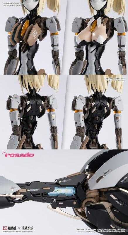 【錢錢抱歉】預購25年3月『免訂金』和模線 × 核誠治造 組裝模型 1/10 蘿莎計劃 星花 百合 MK3 0210