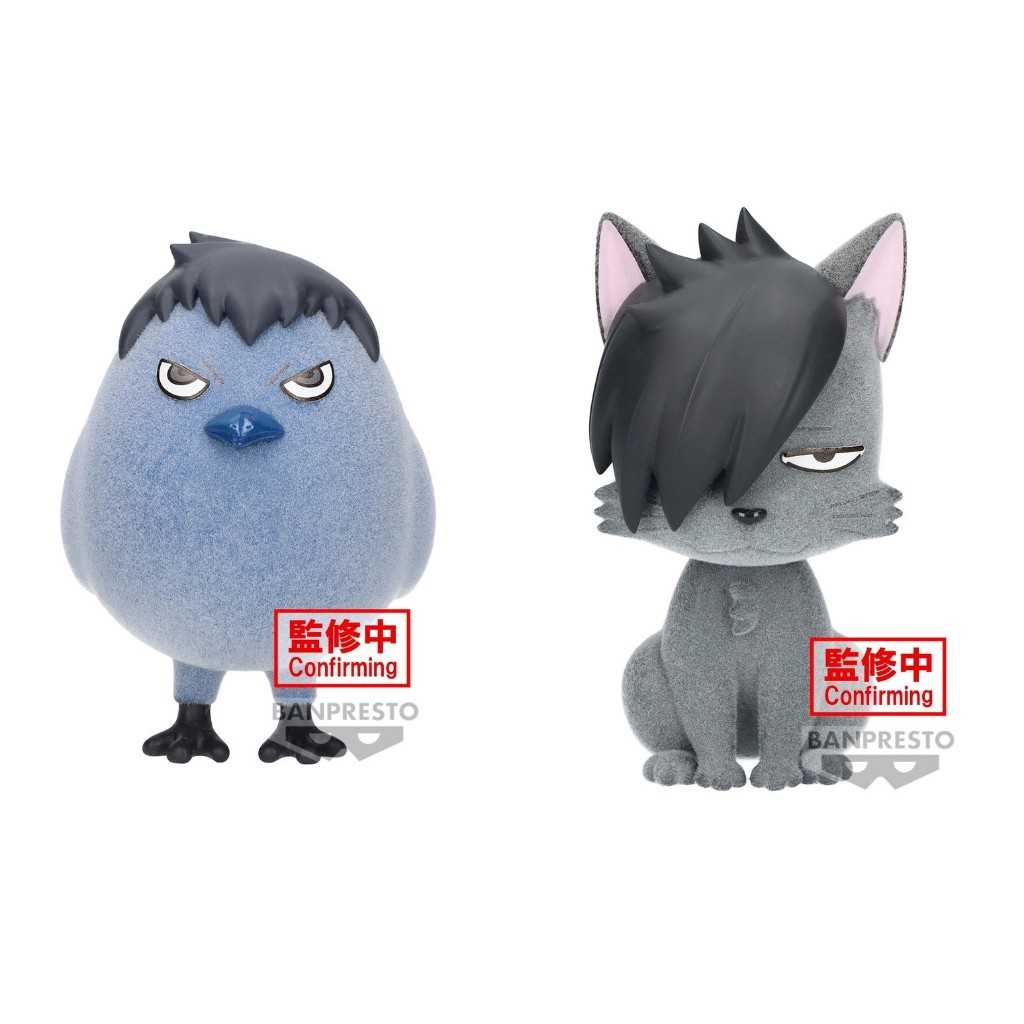 雪花玩具❄️現貨 Banpresto景品 排球少年 Fluffy Puffy 影山鴉＆黑尾貓 植絨公仔 公仔 模型 動物
