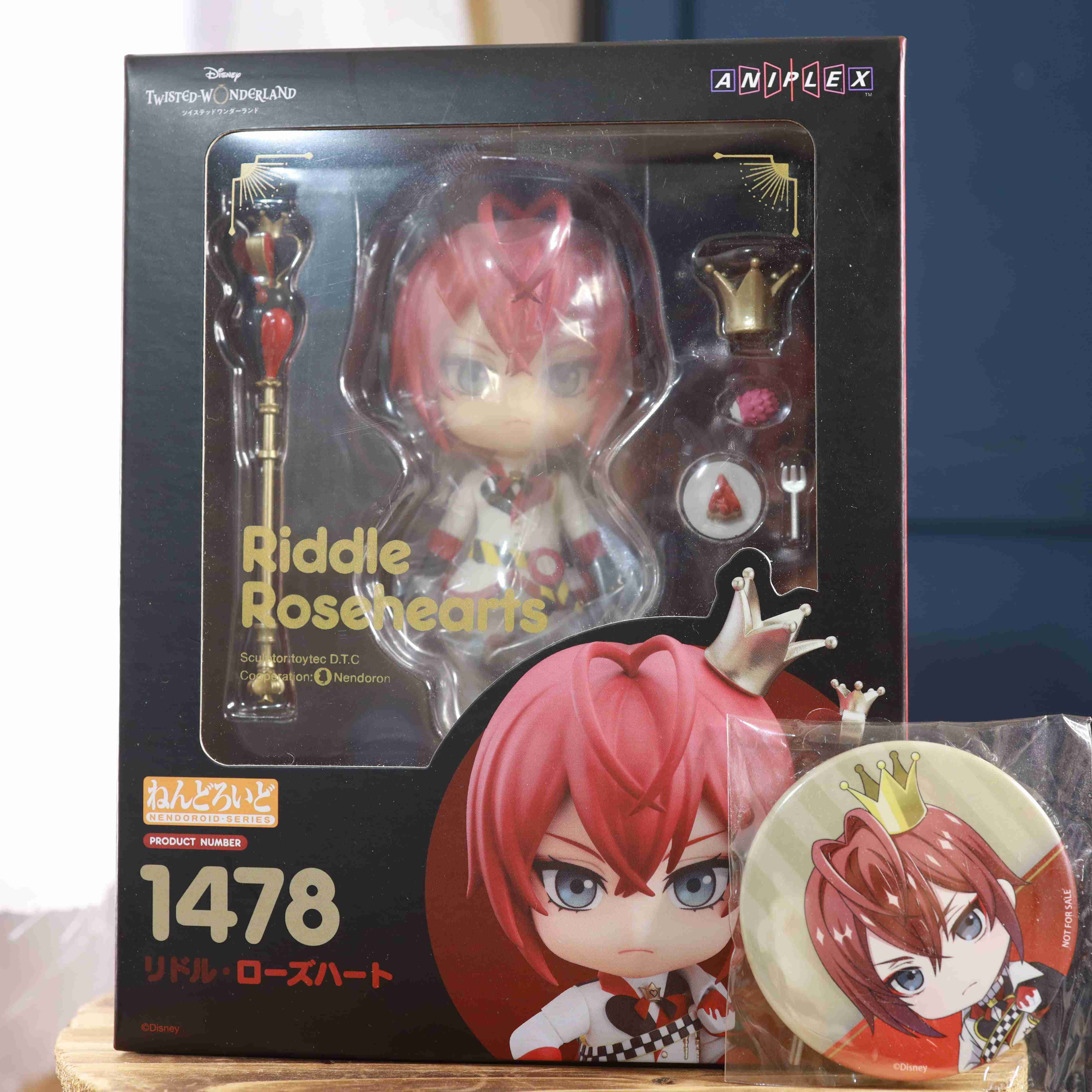 GSC 黏土人 1478 迪士尼 扭曲仙境 Riddle Rosehearts 日版全新現貨 賣場內有更多黏土人