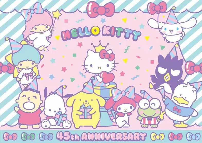 Hello Kitty 45週年三麗鷗盲盒