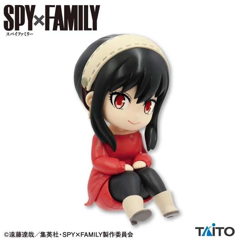 【艾頑玩具】『現貨』TAITO 景品 SPY×FAMILY 間諜家家酒 約兒 佛傑 坐姿 Q版公仔