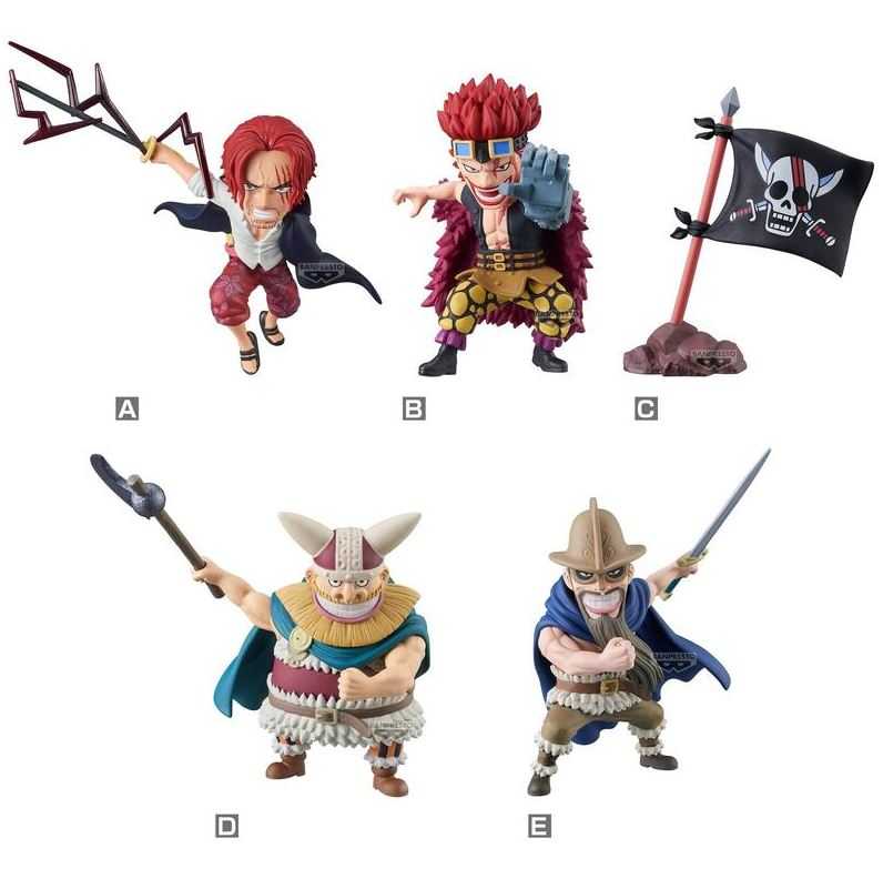 【艾頑玩具】『現貨 (全套5款)』BANPRESTO 景品 海賊王 航海王 WCF 巨人族王國 艾爾帕布 紅髮傑克 基德