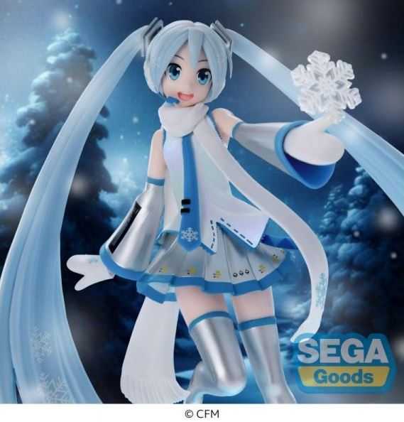 【艾頑玩具】『現貨』SEGA 景品 初音未來 初音 雪未來 天空城 LUMINASTA 雪初音 公仔