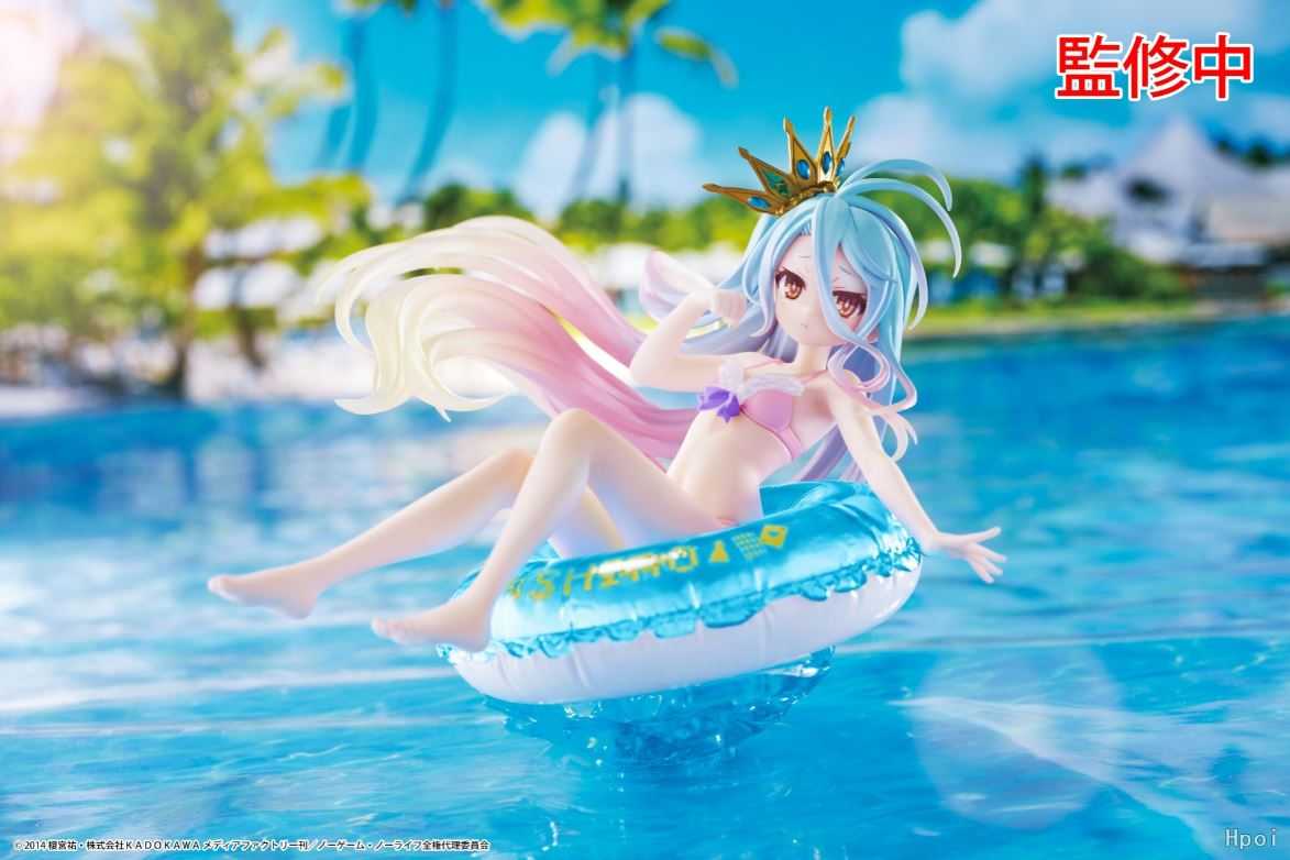 【艾頑玩具】『現貨』TAITO 景品 Aqua Float Girls 遊戲人生 白 Renewal 泳圈 泳裝