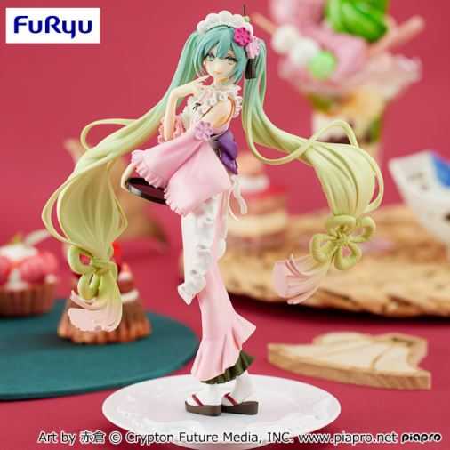 【艾頑玩具】『現貨』FuRyu 景品 初音未來 初音 Exc∞d SweetSweets 抹茶聖代 抹茶百匯 櫻花開