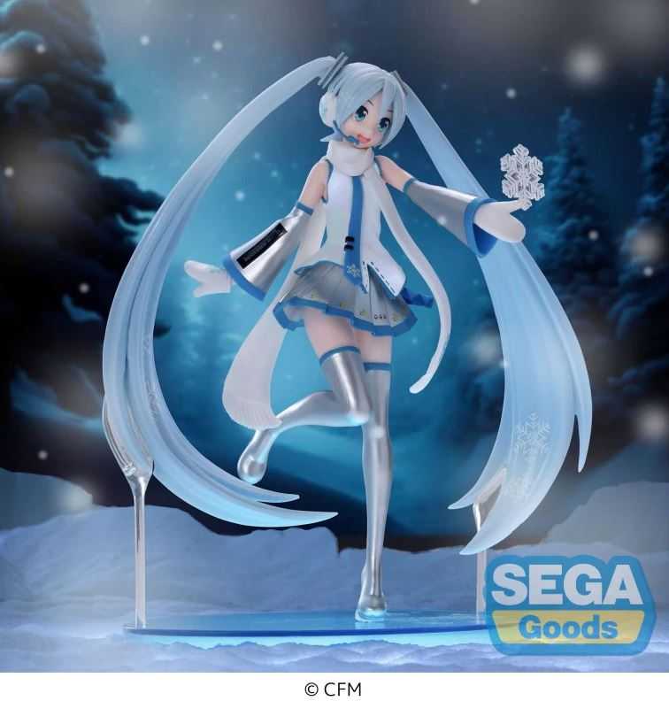 【艾頑玩具】『現貨』SEGA 景品 初音未來 初音 雪未來 天空城 LUMINASTA 雪初音 公仔