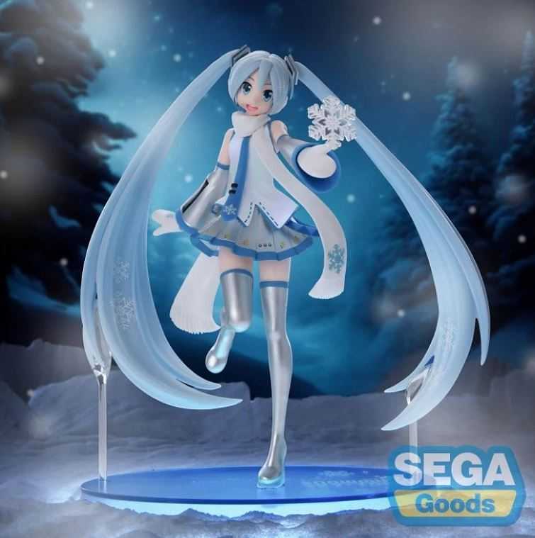 【艾頑玩具】『現貨』SEGA 景品 初音未來 初音 雪未來 天空城 LUMINASTA 雪初音 公仔