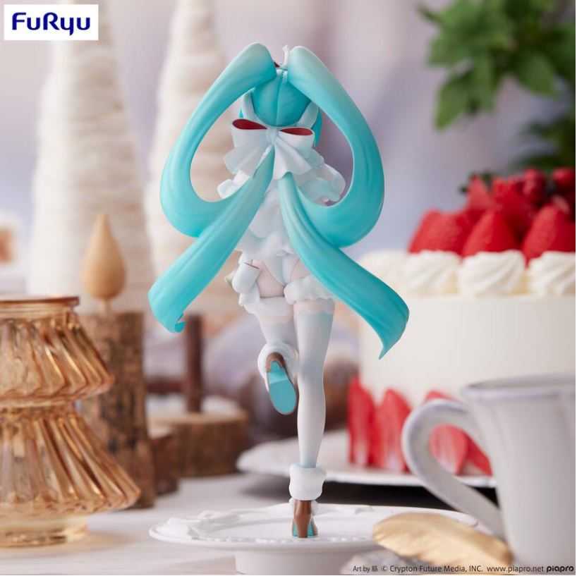 【艾頑玩具】『現貨(盒損)』FuRyu 景品 EC 初音未來 甜品系列 SweetSweets 聖誕樹幹蛋糕 初音