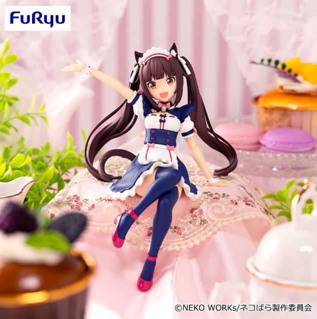 【艾頑玩具】『現貨』FuRyu 景品 貓娘樂園 巧克力 泡麵蓋 公仔