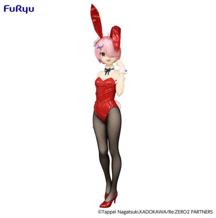 【艾頑玩具】『現貨』FuRyu 景品 Re 從零開始的異世界生活 BiCute Bunnies 公仔 拉姆 紅色 ver