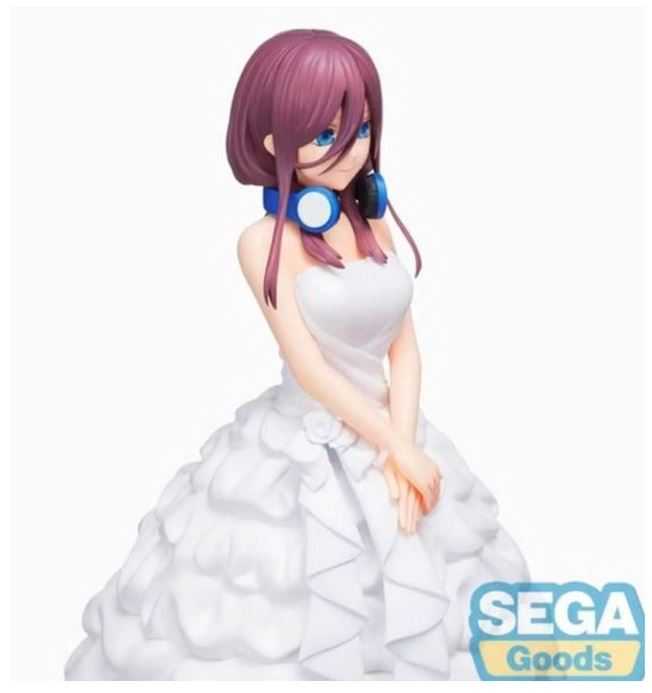 【艾頑玩具】『現貨(不挑盒況)』SEGA 景品 五等分的新娘 五等分的花嫁 中野三玖 花嫁 五等分 三玖 婚紗 公仔