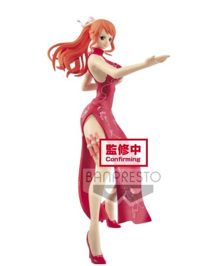 【艾頑玩具】『現貨(紅色)』 BANPRESTO 景品 航海王 海賊王 G\u0026G 功夫造型 ver. 功夫娜美 娜美 公仔