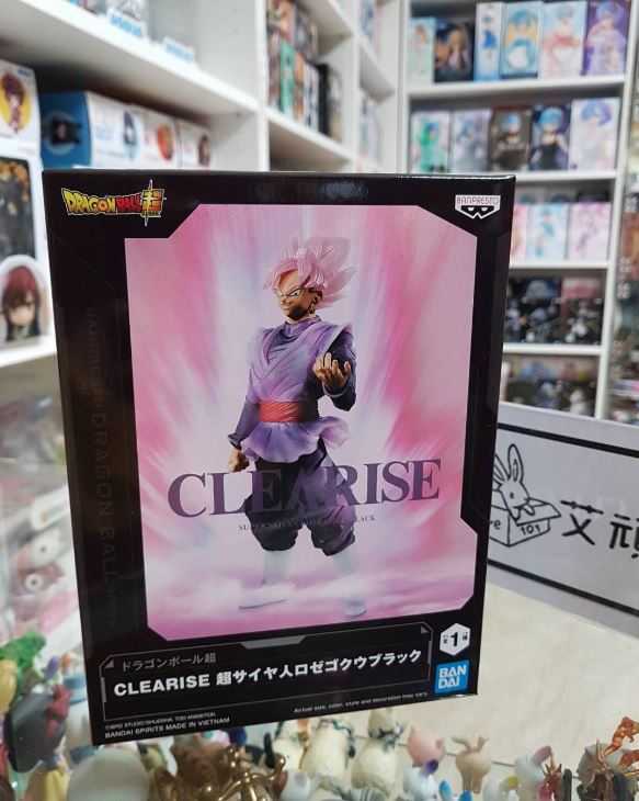 【艾頑玩具】『現貨』BANPRESTO 景品 七龍珠超 CLEARISE 黑悟空 超級賽亞人玫瑰 七龍珠 公仔