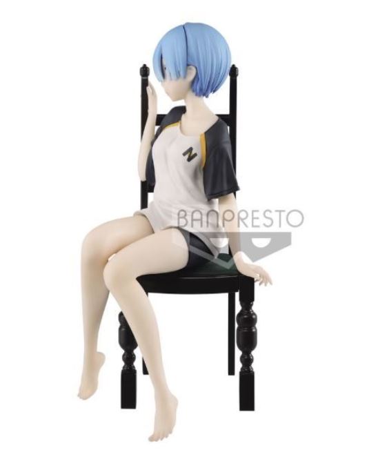 【艾頑玩具】『現貨』BANPRESTO 景品 Re 從零開始的異世界生活 休息時間 雷姆 T恤 椅子 公仔