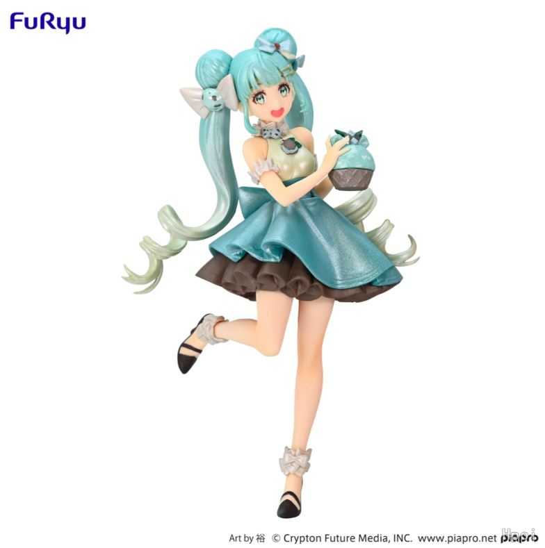 【艾頑玩具】『現貨』FuRyu 景品 初音未來 SweetSweets 公仔 薄荷巧克力 珍珠色 ver. 初音