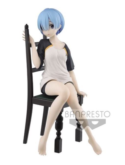 【艾頑玩具】『現貨』BANPRESTO 景品 Re 從零開始的異世界生活 休息時間 雷姆 T恤 椅子 公仔