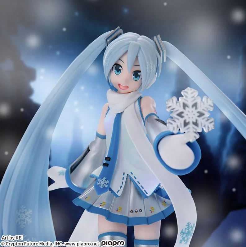 【艾頑玩具】『現貨』SEGA 景品 初音未來 初音 雪未來 天空城 LUMINASTA 雪初音 公仔