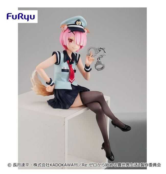 【艾頑玩具】『現貨』FuRyu 景品 Re 從零開始的異世界生活 拉姆 狗耳警察 泡麵蓋 公仔