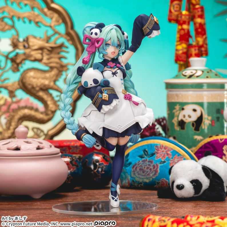 【艾頑玩具】『現貨』SEGA 景品 初音未來 Luminasta 初音 Modern China 初音 熊貓 中國風漢服