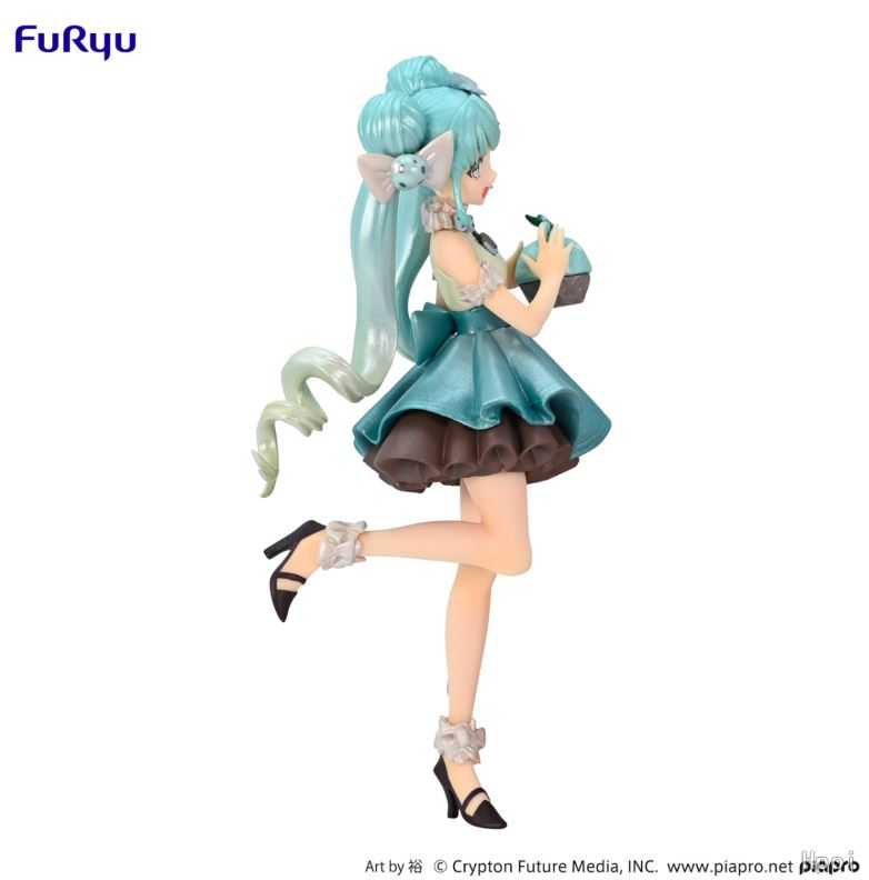 【艾頑玩具】『現貨』FuRyu 景品 初音未來 SweetSweets 公仔 薄荷巧克力 珍珠色 ver. 初音