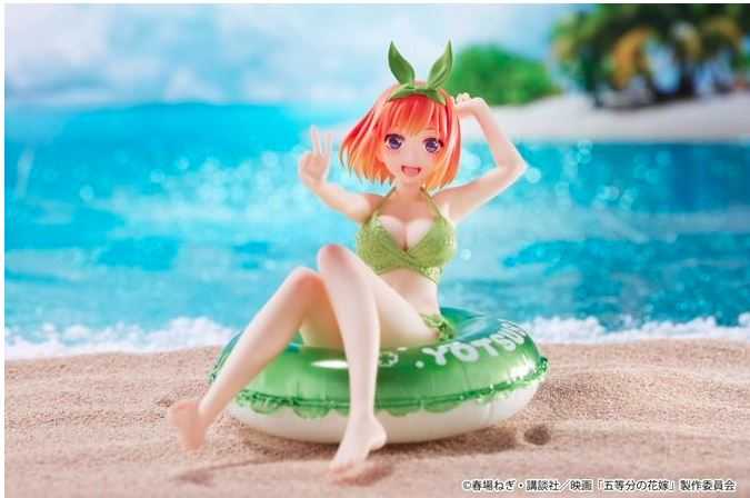 【艾頑玩具】『現貨』TAITO 景品 五等分的花嫁 電影 劇場版 中野四葉 Aqua Float Girls 公仔 泳圈