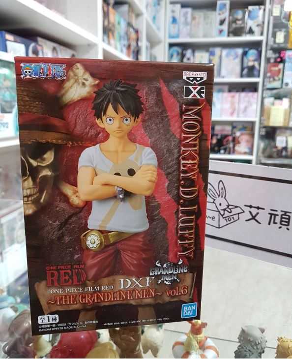 【艾頑玩具】『現貨』景品 海賊王 航海王 劇場版 RED 紅髮歌姬 DXF GRANDLINE MEN vol.6 魯夫