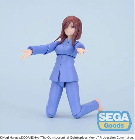 【艾頑玩具】『現貨』SEGA 景品 五等分的花嫁 五等分的新娘 中野三玖 Movingood 可動公仔