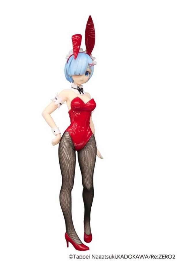 【艾頑玩具】『現貨』FuRyu 景品 Re 從零開始的異世界生活 BiCute Bunnies 公仔 雷姆 紅色 ver