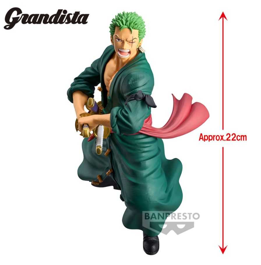 【艾頑玩具】『現貨』BANPRESTO 景品 海賊王 航海王 Grandista 羅羅亞 索隆