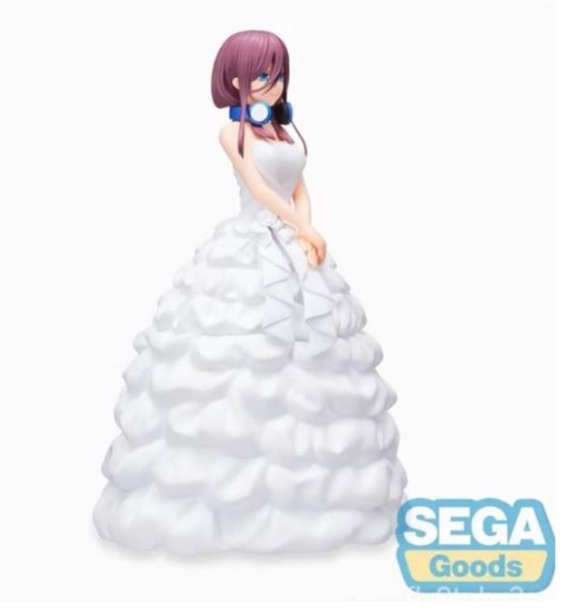 【艾頑玩具】『現貨(不挑盒況)』SEGA 景品 五等分的新娘 五等分的花嫁 中野三玖 花嫁 五等分 三玖 婚紗 公仔