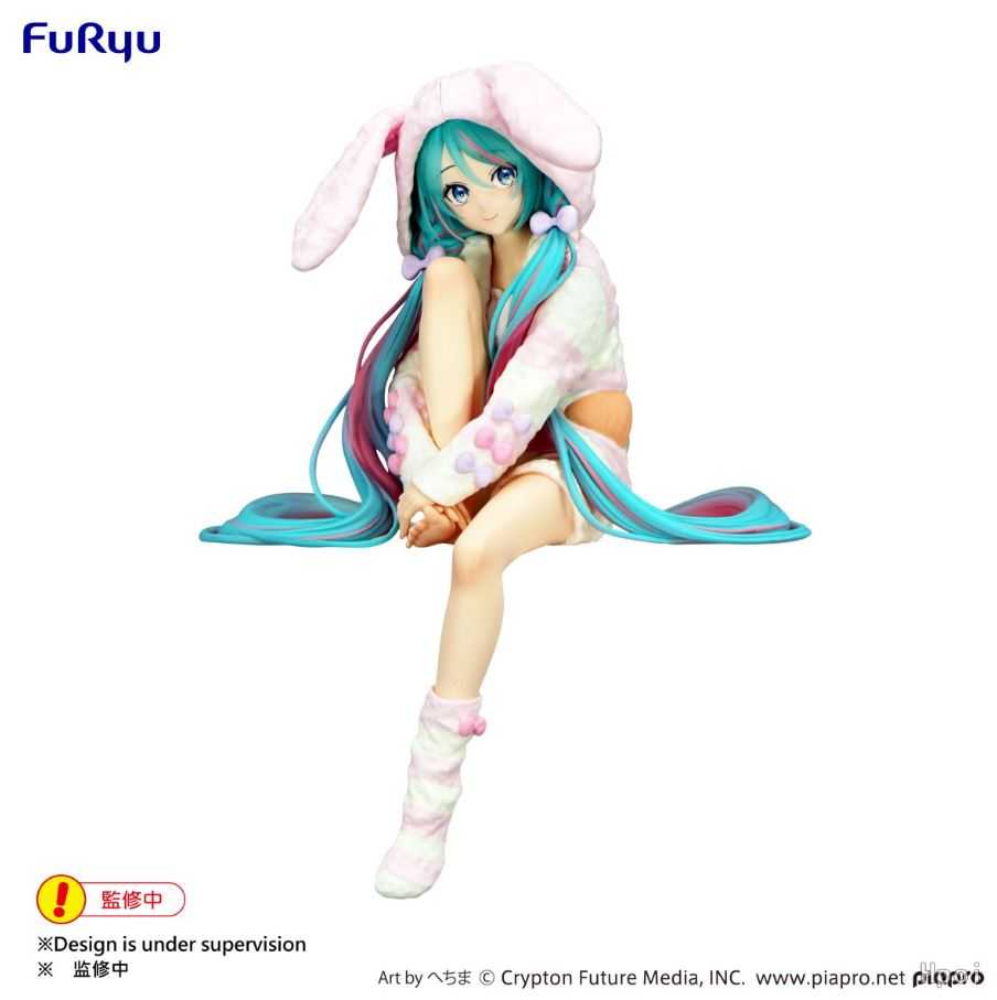 【艾頑玩具】『11月預購』FuRyu 景品 初音未來 泡麵蓋公仔 兔耳帽T ver.