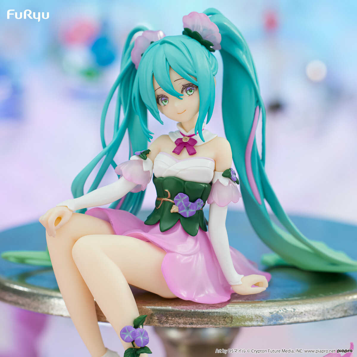 【RE】全新現貨 日版 FuRyu 景品 初音未來 泡麵蓋 Flower Fairy 朝顏 粉色ver.