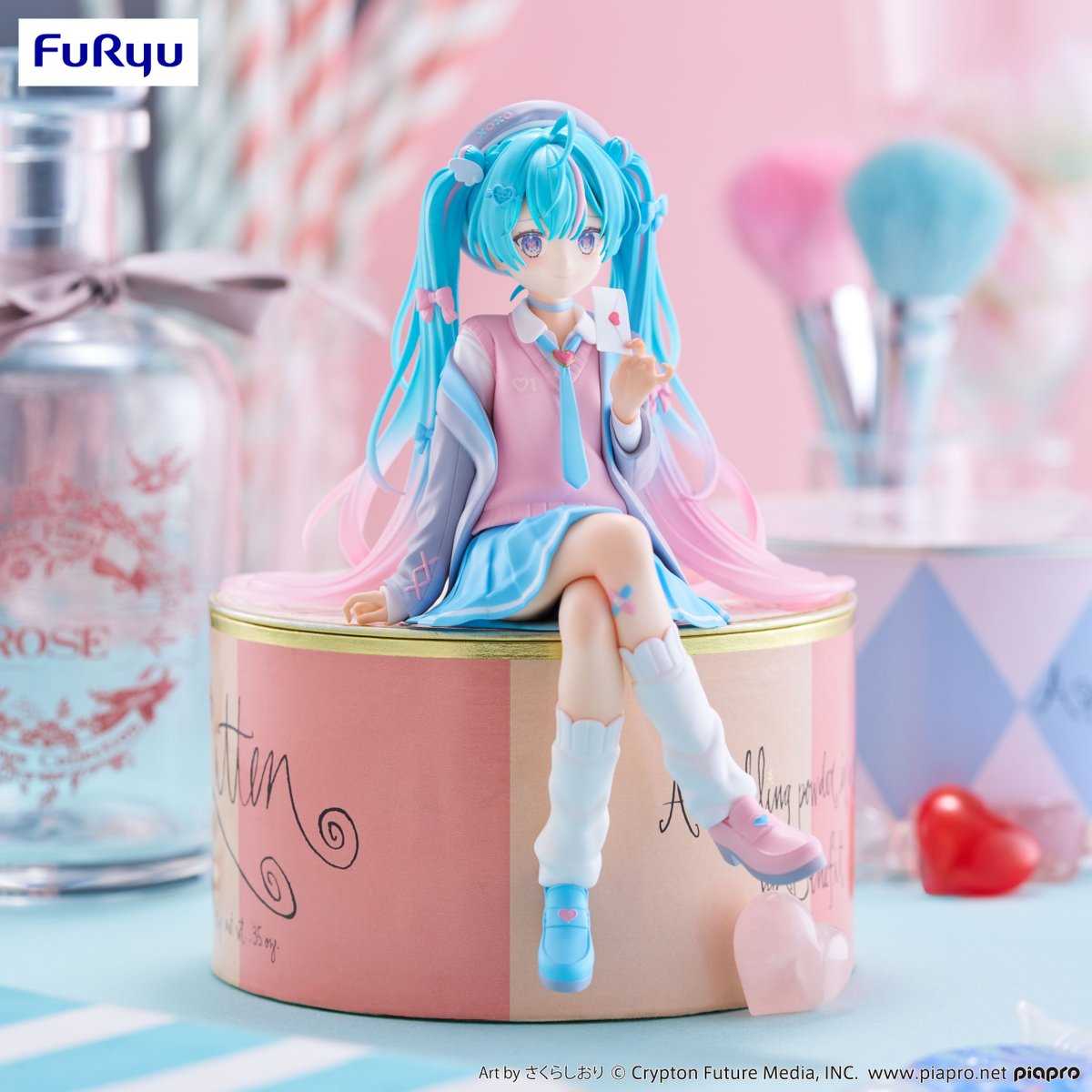 【RE】全新現貨 代理版 FuRyu 景品 初音未來 泡麵蓋 戀愛西式學生服 附特典