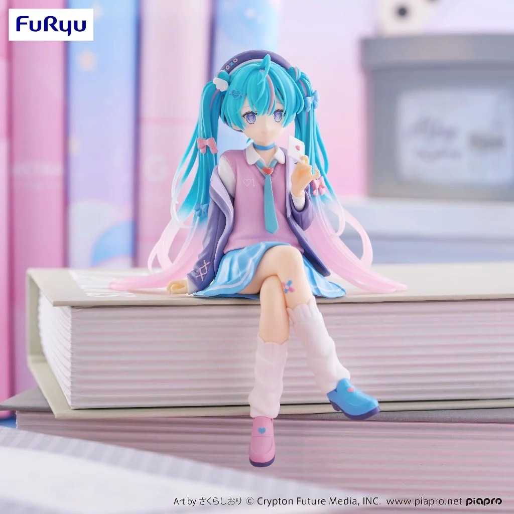 【RE】現貨 FuRyu 景品 初音未來 泡麵蓋 深藍愛心西裝外套ver. 代理版