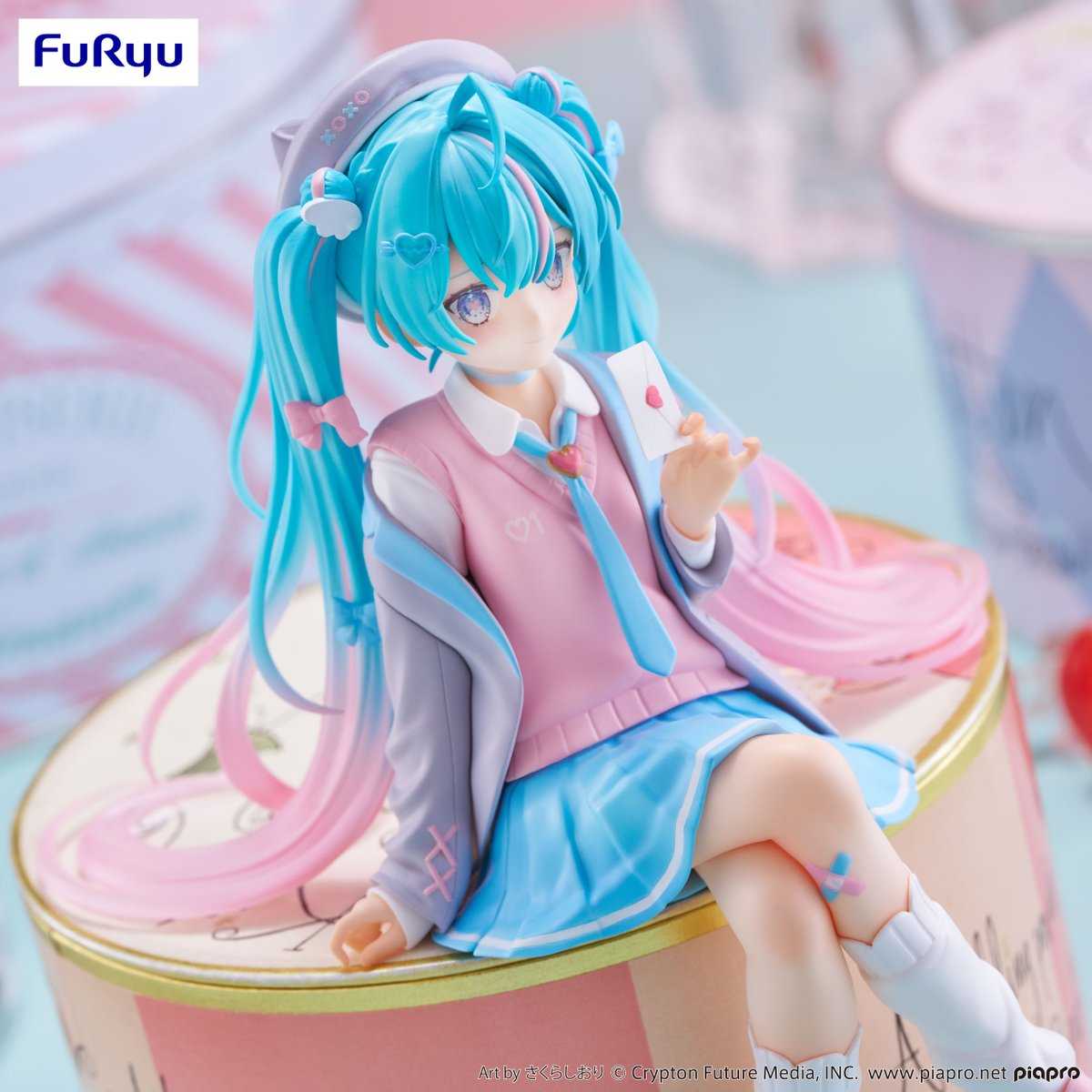 【RE】全新現貨 代理版 FuRyu 景品 初音未來 泡麵蓋 戀愛西式學生服 附特典