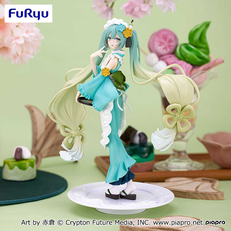 【RE】現(xiàn)貨 FuRyu 景品 初音未來 Exc∞d Creative 抹茶聖代薄荷ver