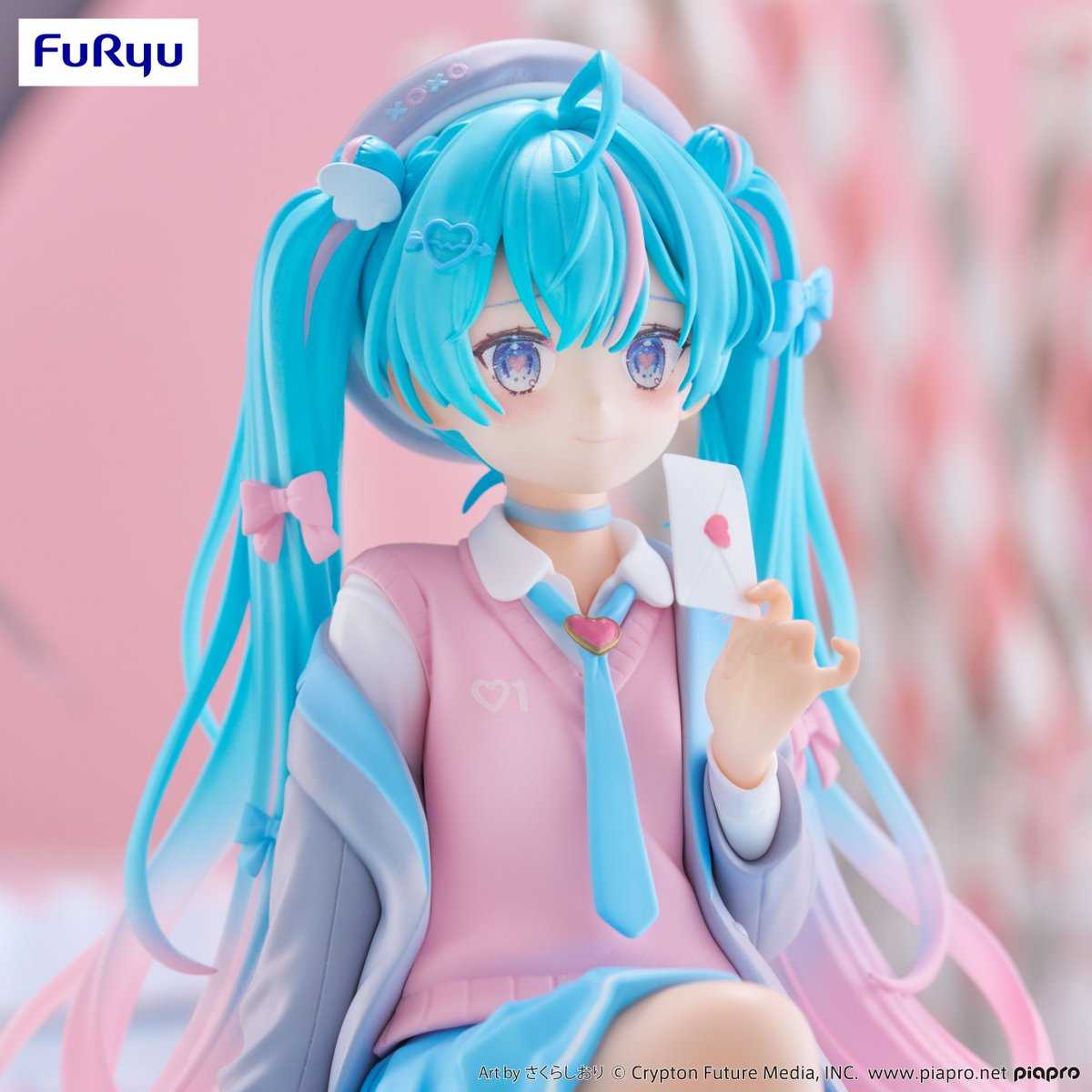 【RE】全新現貨 代理版 FuRyu 景品 初音未來 泡麵蓋 戀愛西式學生服 附特典