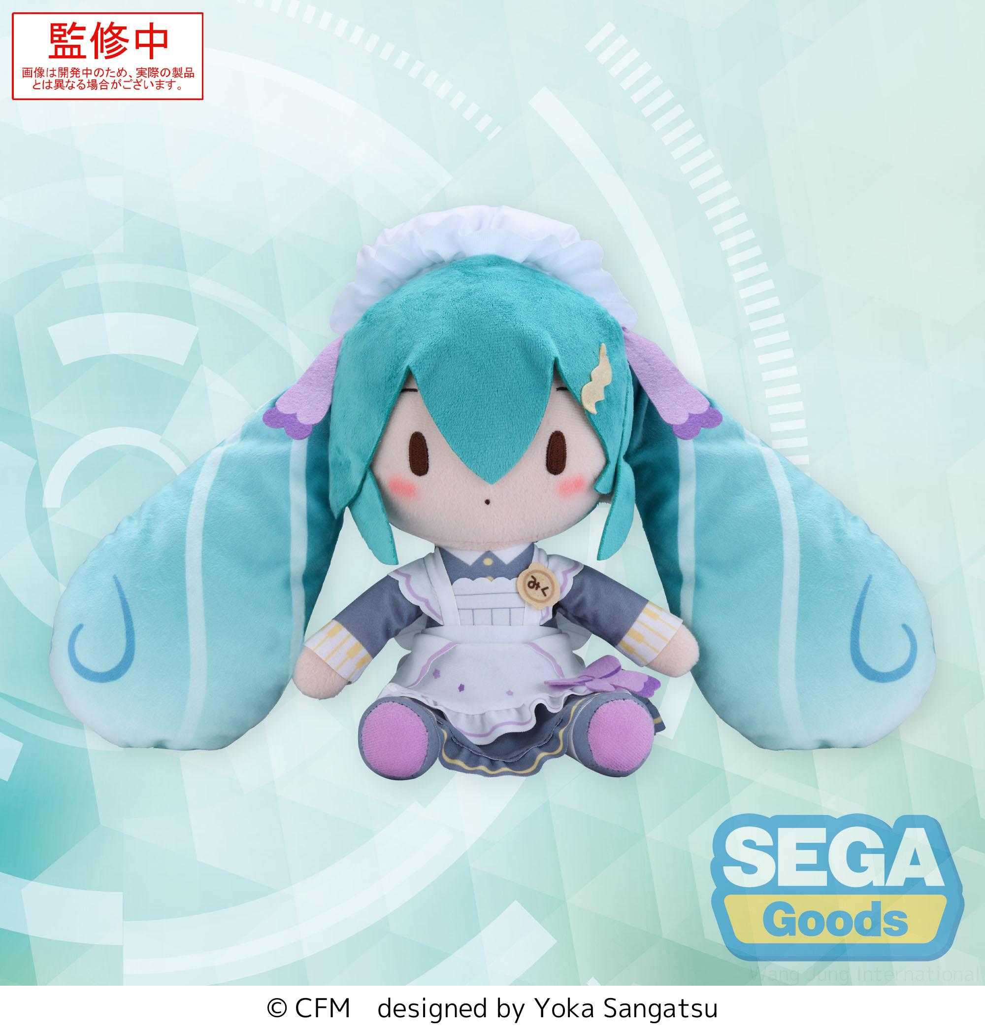 【RE】(免訂金)預購25年12月 SEGA 景品 玩偶 初音未來 fuwa petit 坐姿絨毛 古典女僕