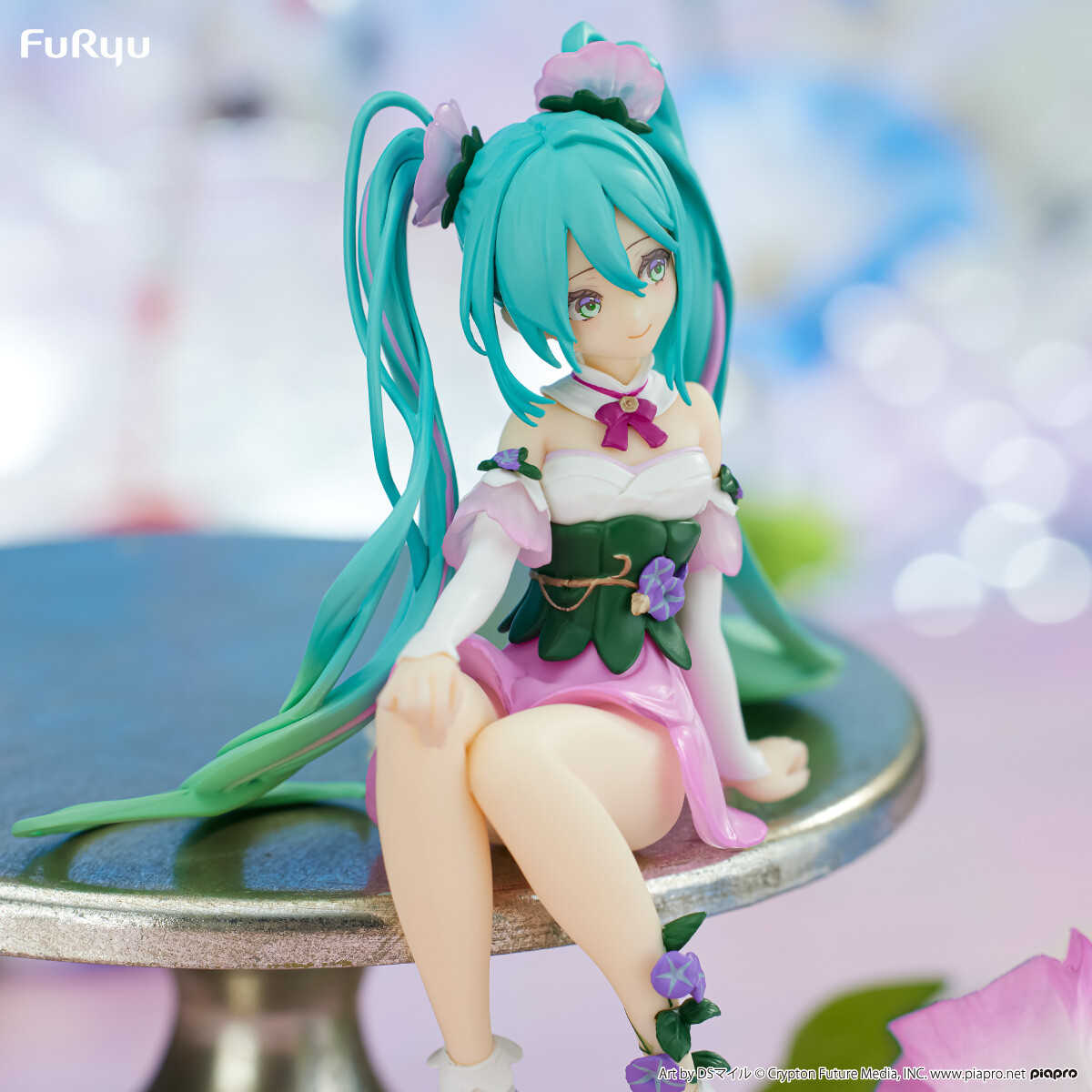 【RE】全新現貨 日版 FuRyu 景品 初音未來 泡麵蓋 Flower Fairy 朝顏 粉色ver.