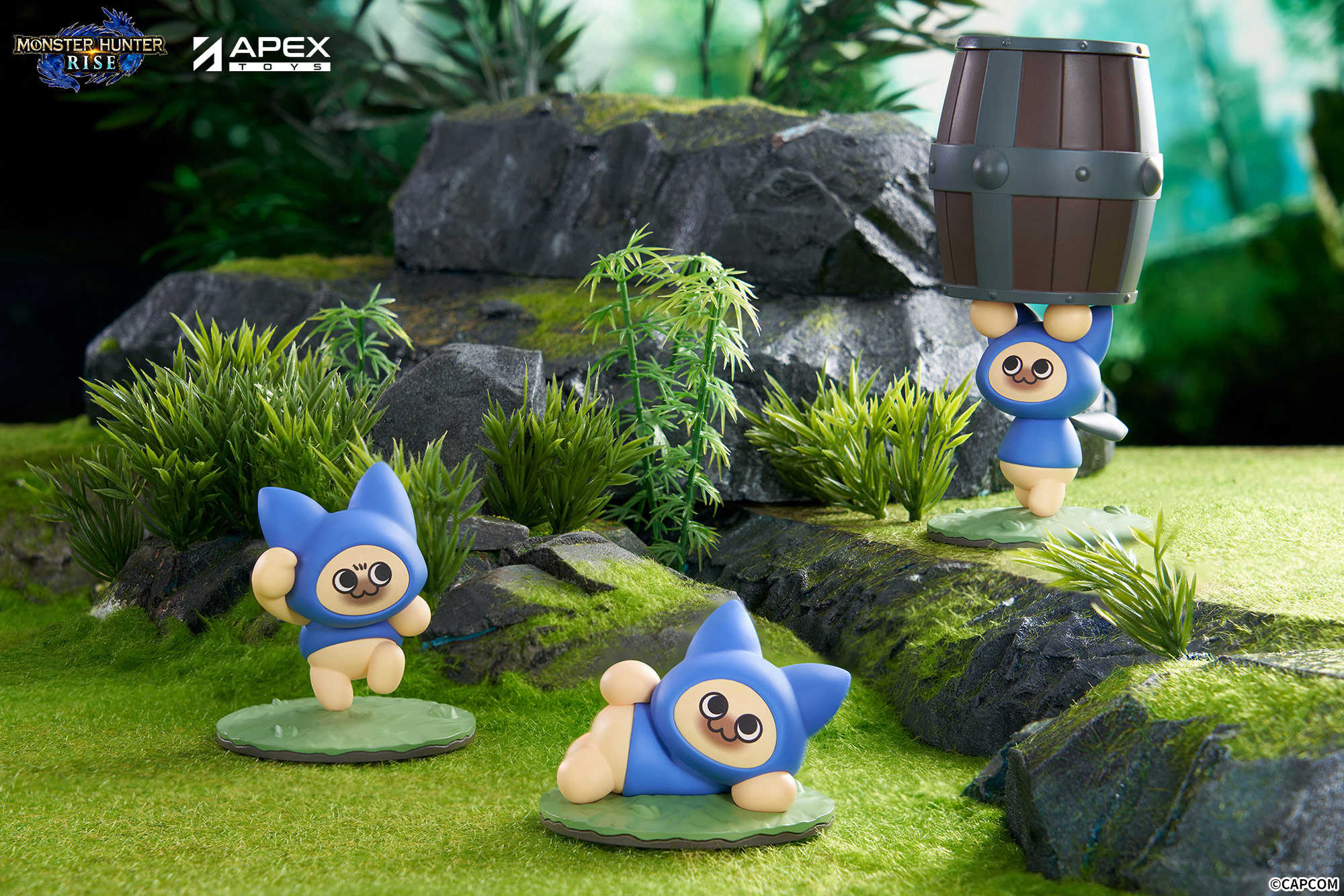 【RE】預購25年9月 APEX Monster Hunter Rise 艾露猫 猫系列 盒蛋 中盒6入