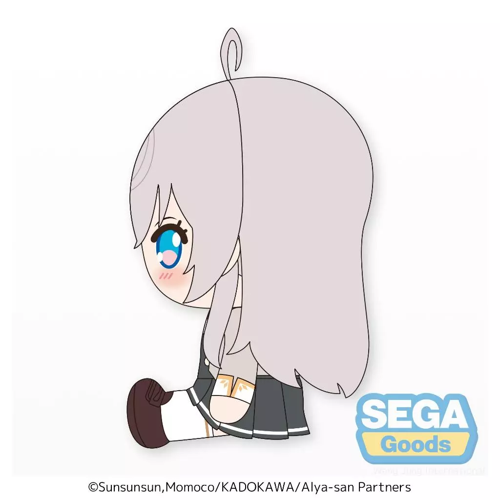 【RE】現貨 SEGA 景品 不時輕聲地以俄語遮羞的鄰座艾莉同學 坐姿絨毛 M 艾莉 玩偶 娃娃