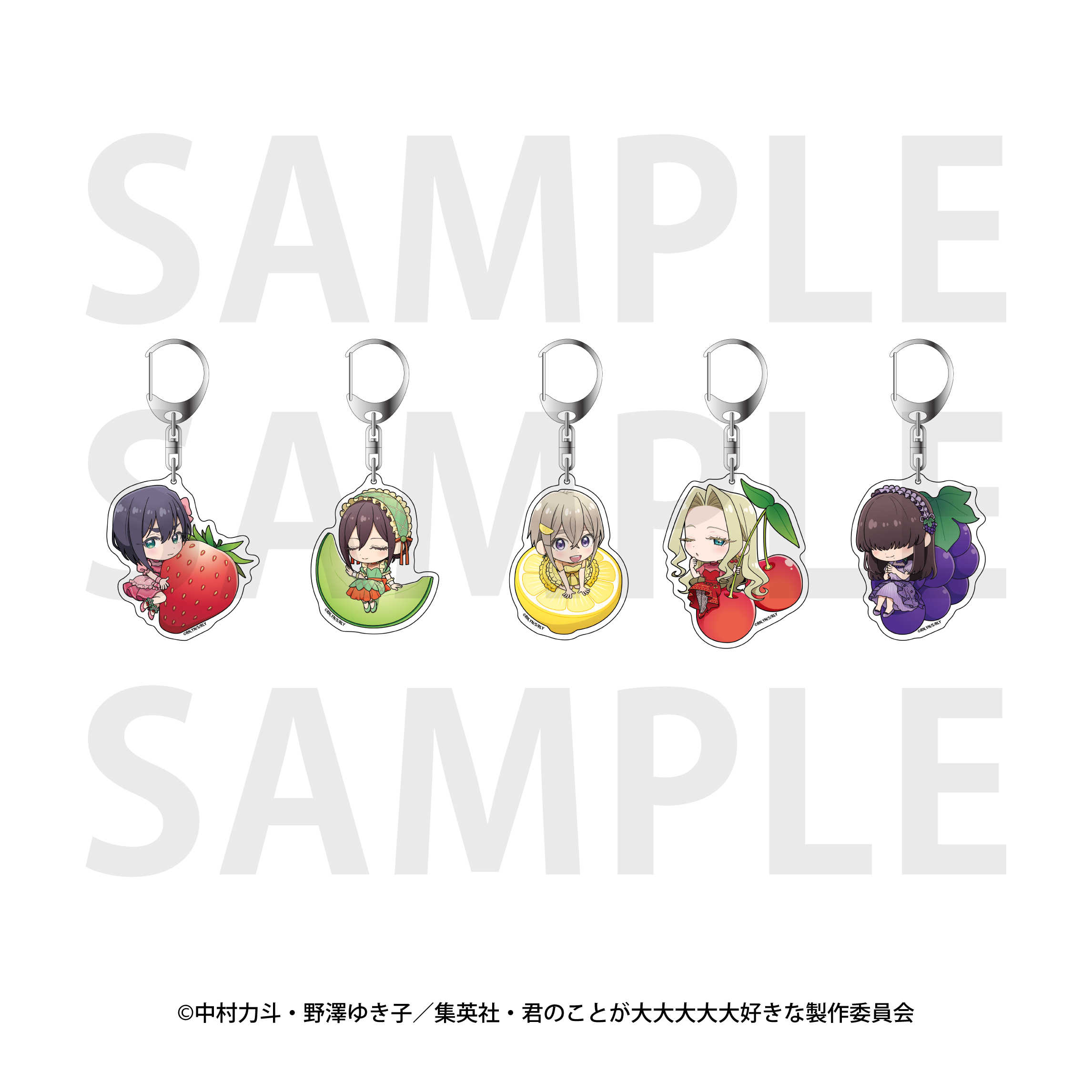 【RE】(免訂金) 預購25年11月 EDITH 超超超超超喜歡你的100個女朋友 Q版壓克力吊飾 中盒5入