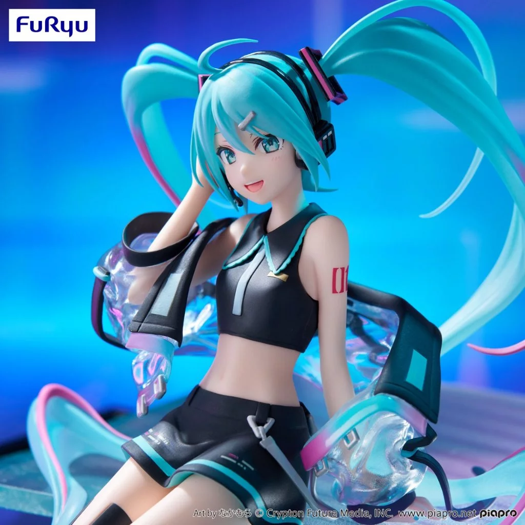 【RE】現貨 FuRyu 景品 初音未來 泡麵蓋 Neon Cyber 代理版