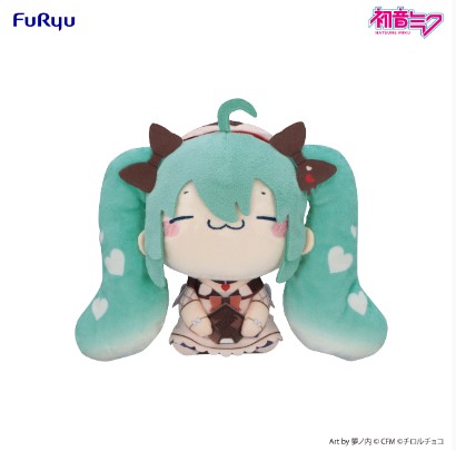 【RE】(免訂金)預購26年3月 FuRyu 景品 玩偶 初音未來×TIROL CHOCO MOCHIPICO絨毛 哼歌