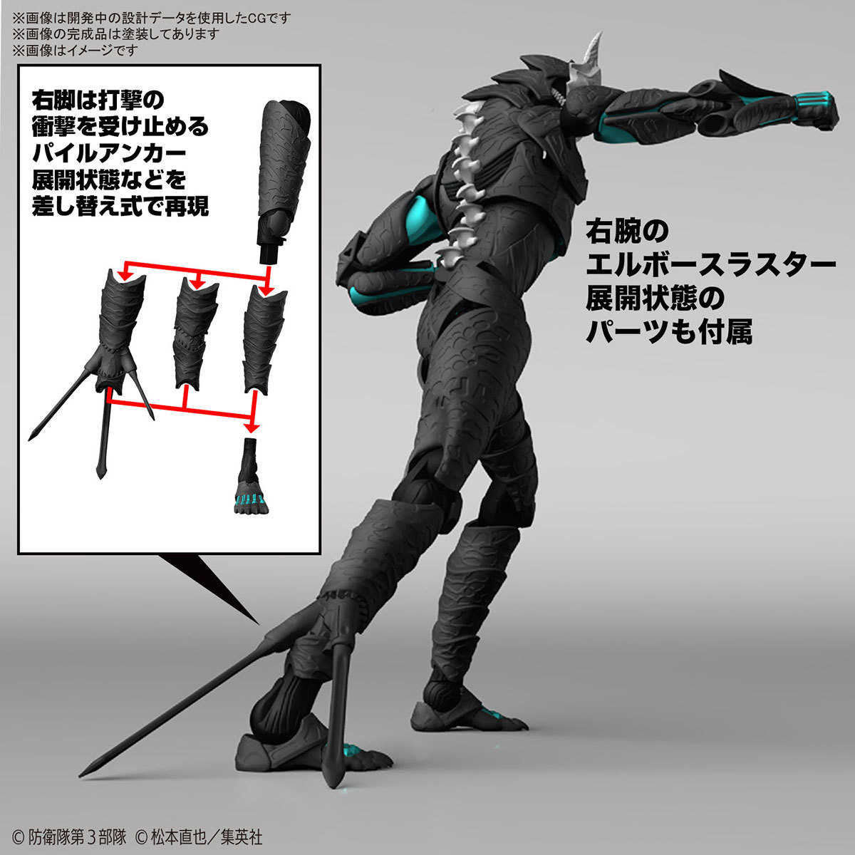 【自由模型】全新現貨 BANDAI 組裝模型 Figure-rise Standard 怪獸8號 Frs 怪獸8號
